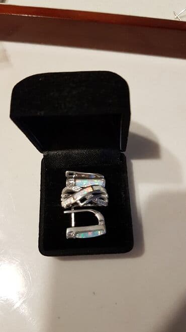 свадебные наборы ручной: Серебро!!! Комплекты серьги + кольца. Отдельно кольца и кулон — 22