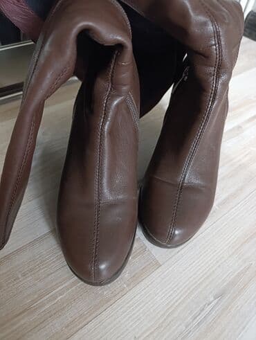 женская модельная обувь больших размеров: Продаю Сапоги женские демисезонные, размер 35-36 на узкую ногу кожа — 4