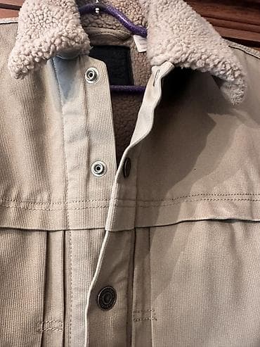 jacket: Джинсовая куртка, Классическая модель, Зима, С меховой отделкой, S — 3