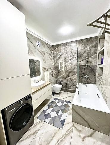 Квартиры: 3 комнаты, 152 м², Асанбай мкр Элитка, Евроремонт — 3