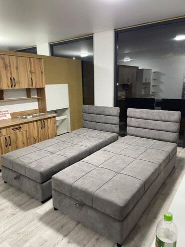 матрас ортопедический бишкек: Односпальная кровать, Новый, С ящиком для хранения, В рассрочку, длина - 2 см — 2