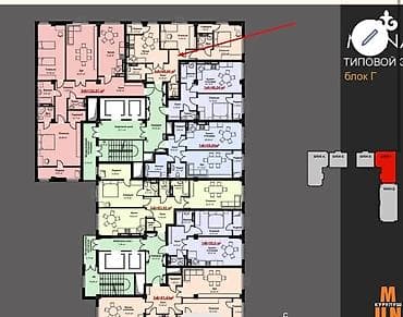 2 комнаты, 68 м², Элитка, 5 этаж, ПСО (под самоотделку) — 3