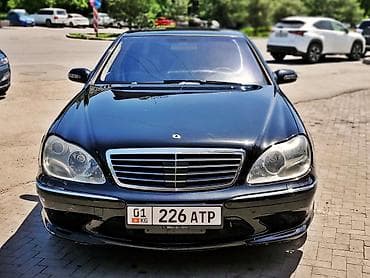 мерс 55: Mercedes-Benz S-class AMG: 2003 г., 5.5 л, Бензин, Седан — 3