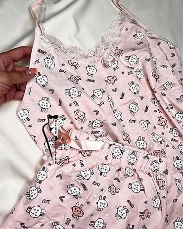 s: Комплект, Майка, Шортики, Хлопок, С кружевом — 4