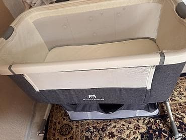 кроватка с люлькой: Детская колыбель INING BABY с функциями для комфортного сна — 2