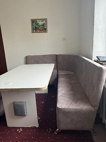 Ширмы, перегородки: Кухонный мягкий уголок, Другой материал, цвет - Серый — 2