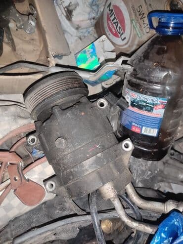 бу запчасти на мерседес в бишкеке: Компрессор кондиционера 662 матор муссо привознойщ радиатор — 2
