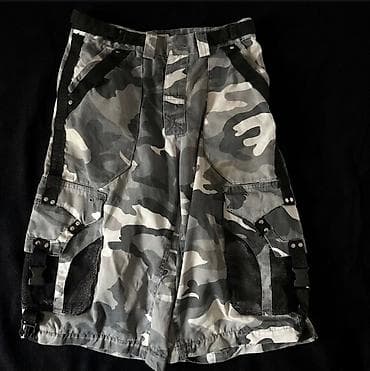 balenciaga: Мужские камуфляжные шорты карго. balenciaga, gr project type - Принт — 1