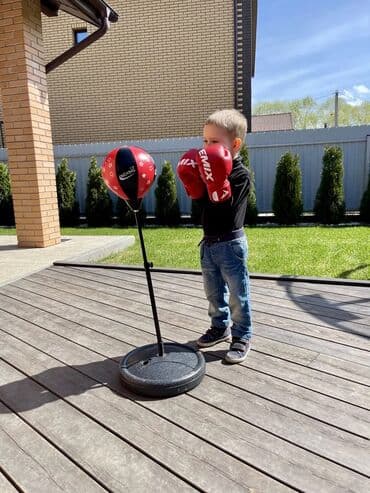 нужна: Детский боксерская груша +перчатки в подарок Почему детская груша — — 4