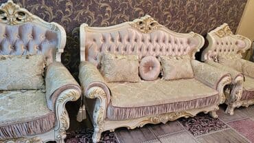 диван два кресла: Срочно. Диван и два кресла. Сост. почти идеальное! Раздвижной! Торг — 3