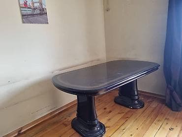 small table: Стол и стул для зала, цвет - Коричневый — 1