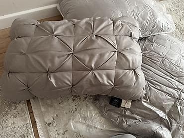 звездочка: Подушки премиум-класса (набор 2 шт.) в сером цвете, каждая по 1000с — 2