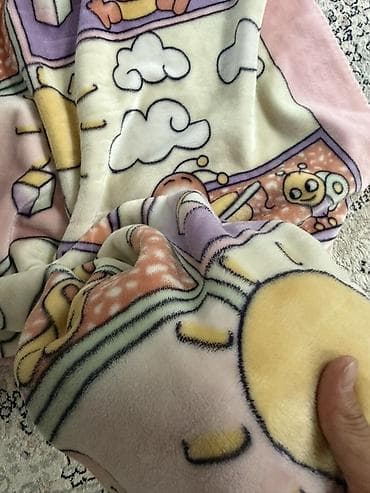 plaud note: Детское одеяло/плед с ярким красивым принтом. Состояние и качество — 1