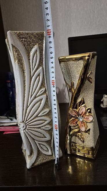 продаю вазы для цветов: Декоративные вазы 1) Ваза, 300 сом - Материал: керамика - Цвета и — 3