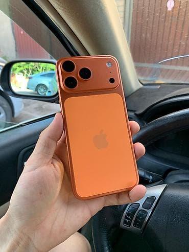самый дешевый айфон: IPhone 17 Pro Max, Новый, 1 ТБ, Оранжевый, Зарядное устройство, Чехол, Коробка, 100 % — 2