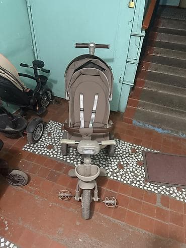 велосипед детский с ручкой: Детский велосипед, 3-колесный, 3 - 4 года, Для мальчика, Б/у — 2