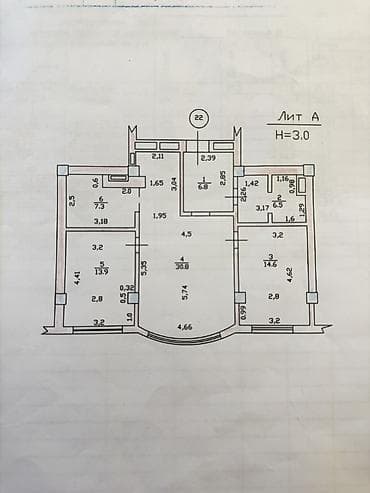 Квартиры: 3 комнаты, 80 м², Элитка, 8 этаж, Евроремонт — 3