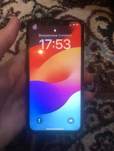 iphone x новый: IPhone X, Б/у, 64 ГБ, Space Gray, Чехол, 100 % — 2