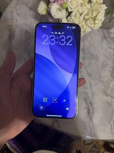 iphone 5s: IPhone 14 Pro Max, Б/у, 256 ГБ, Серебристый, Защитное стекло, Чехол, Кабель, 87 % — 2