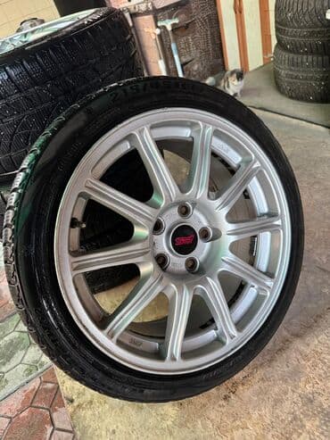 Колеса в сборе 215 / 45 / R 17, Зима, Б/у, Комплект, Легковые, Литые, отверстий - 5