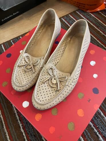 женская обувь больших размеров: Женские мокасины из мягкой телячьей кожи, как раз для лета 
Размер 40 — 2