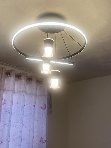 Люстралар: Потолочный светильник с подвесами и LED‑подсветкой - Тип: современная — 4