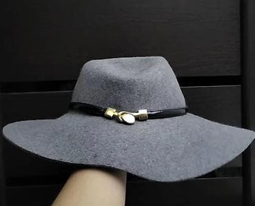 жен шапка: Шляпа женская фетровая, широкие ПОЛЯ. Район Политеха — 4