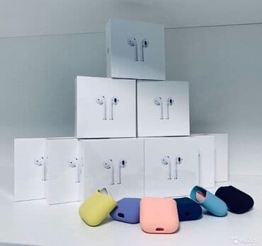 скупка аирподс: Вкладыши, Apple, Новый, Беспроводные (Bluetooth), Классические — 1