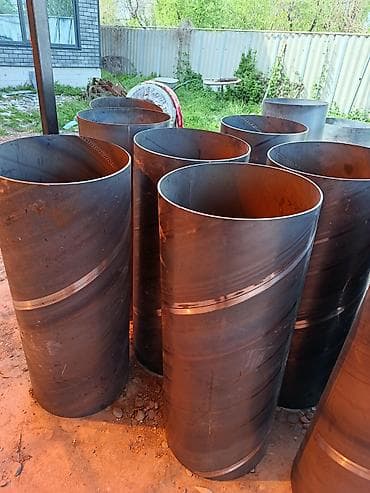 Round pipe, Сталь, Электросварная, Без покрытия, Резка