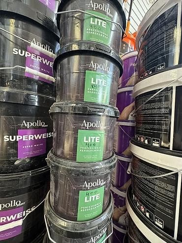 матовый: Краска Apollo Paint LITE — профессиональная белоснежная латексная — 1
