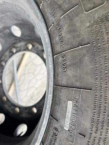 Транспорт: Колеса в сборе 315 / 80 / R 22,5, Всесезонная, Б/у, 1 шт, Грузовики/Автобусы, Литые, отверстий - 10 — 5