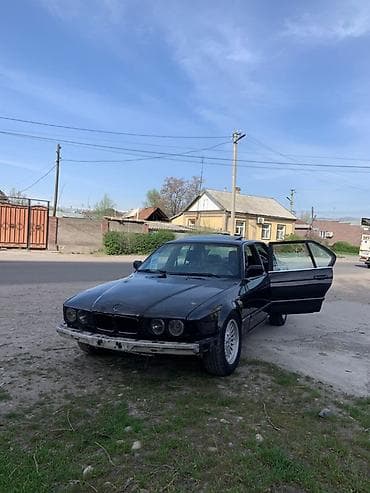 BMW: BMW 7 series: 1987 г., 3 л, Кол менен иштөөчү, Бензин, Седан — 3