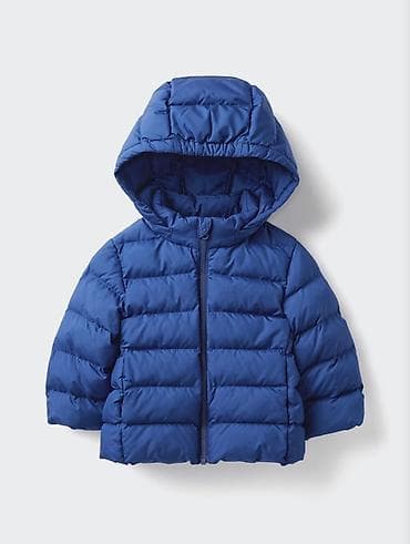 Детская водоотталкивающая деми куртка от Юникло с отстегивающимся