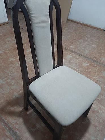 столы и стулья в гостиную: Кухонный стол и стул, цвет - Белый — 5