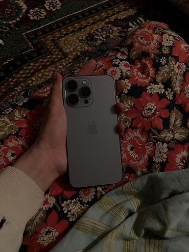 IPhone 13 Pro, Б/у, 256 ГБ, Голубой, Защитное стекло, Чехол, 77 %