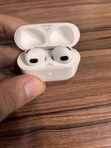 Беспроводные вкладыши наушники, Apple, Airpods 3, Б/у — 4
