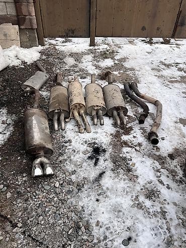 Автозапчасти: Глушитель Audi 1995 г., Б/у, Оригинал, Германия — 1