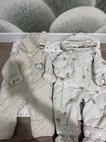 nike tech fleese: Детские утеплённые комбинезоны для малышей (2 шт.) 1) комбинезон — 1