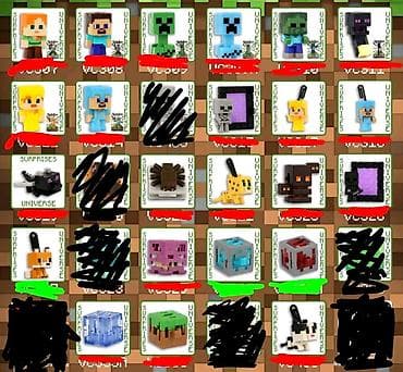 Обменяю или куплю мини-фигурки по Minecraft из Kinder Joy. Те, кто