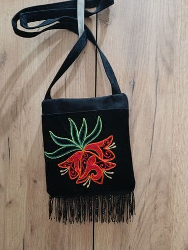 pull and beer: Классическая сумка, Материал: Бархат, Женские — 9