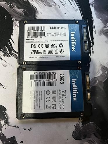 hyperx cloud core: Накопитель для ПК, Б/у, SSD, 512 ГБ, 2.5", Для ПК — 10