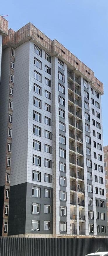 квартира берилет ак ордо: 2 бөлмө, 69 кв. м, Элитка, 3 кабат, ПСО (өзү оңдоп түзөтүп бүтүү үчүн) — 4