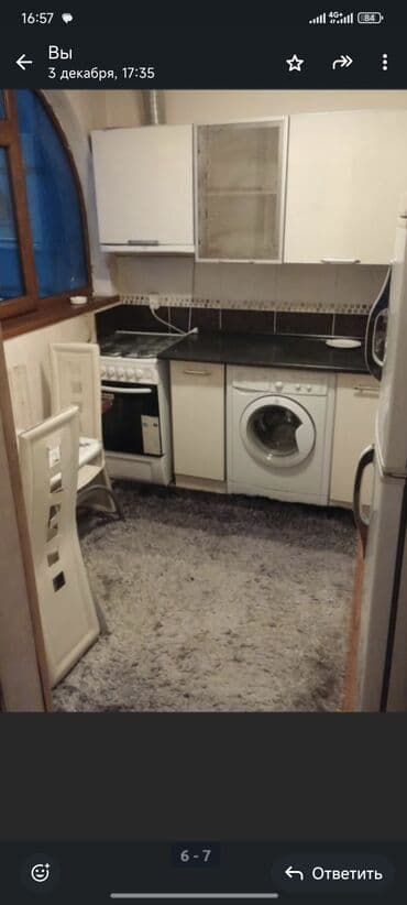 квартира в центре города бишкек: 3 комнаты, 90 м², Индивидуалка, 6 этаж, Старый ремонт — 9