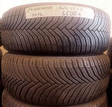 Транспорт: Шины 225 / 55 / R 16, Лето, Б/у, Пара, Легковые, Корея, Michelin — 1