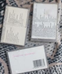 катушечный магнитофоны: Кассеты с записями — 2