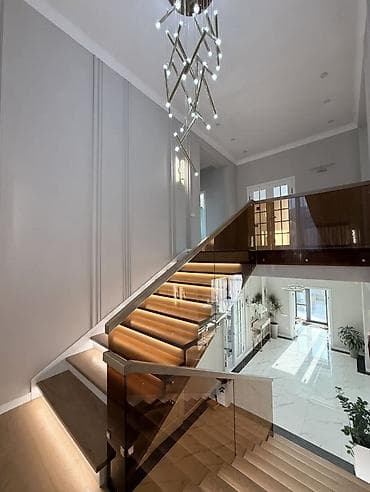 дом под бизнес: Продаётся новый дом в районе Киргизия-1 — 240 м² Двухэтажный дом с — 5