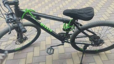 сколько стоит маленький мопед: Горный велосипед Attivo (черный с зелеными акцентами) Основные — 1