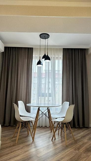 бишкеке квартира: 2 комнаты, 55 м², Элитка, 6 этаж, Дизайнерский ремонт — 1