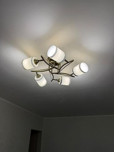 study lamp: Потолочная люстра с 6 плафонами - Тип: потолочная, накладная - — 1