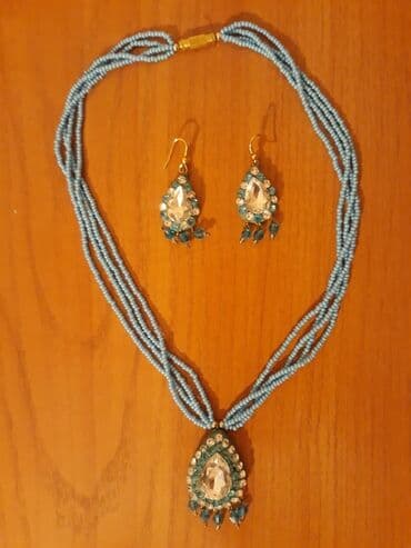 свадебные наборы ручной: Новый красивый набор. Колье и серьги. Индия — 2